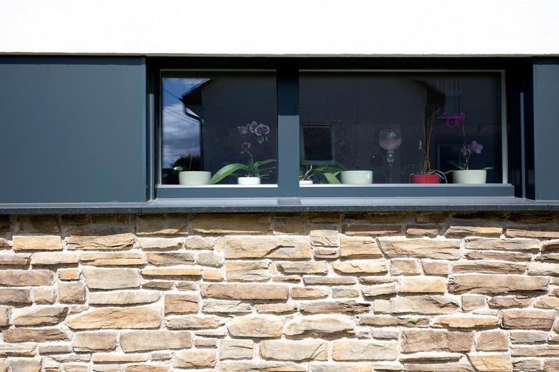 Wohnhaus mit offenem Treppenhaus