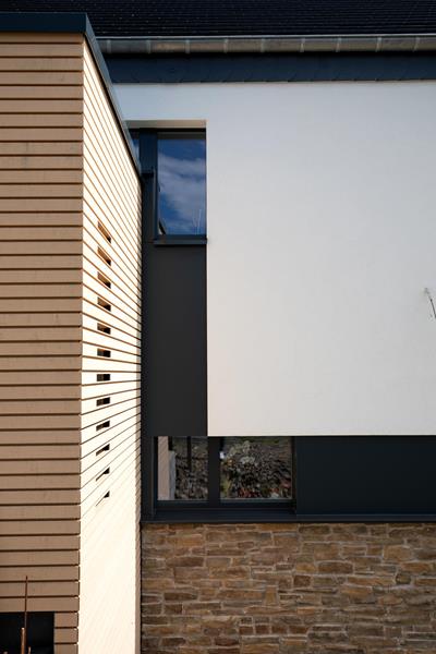 Wohnhaus mit offenem Treppenhaus